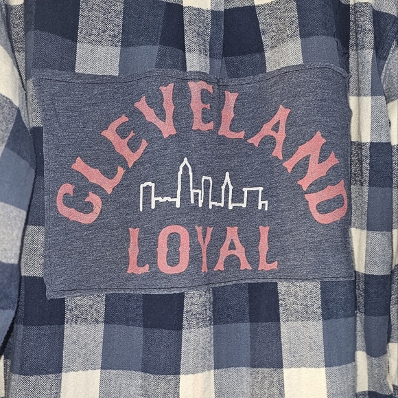 Medium Flannel Shirt - CLEVELAND LOYAL - Picture 1 of 2